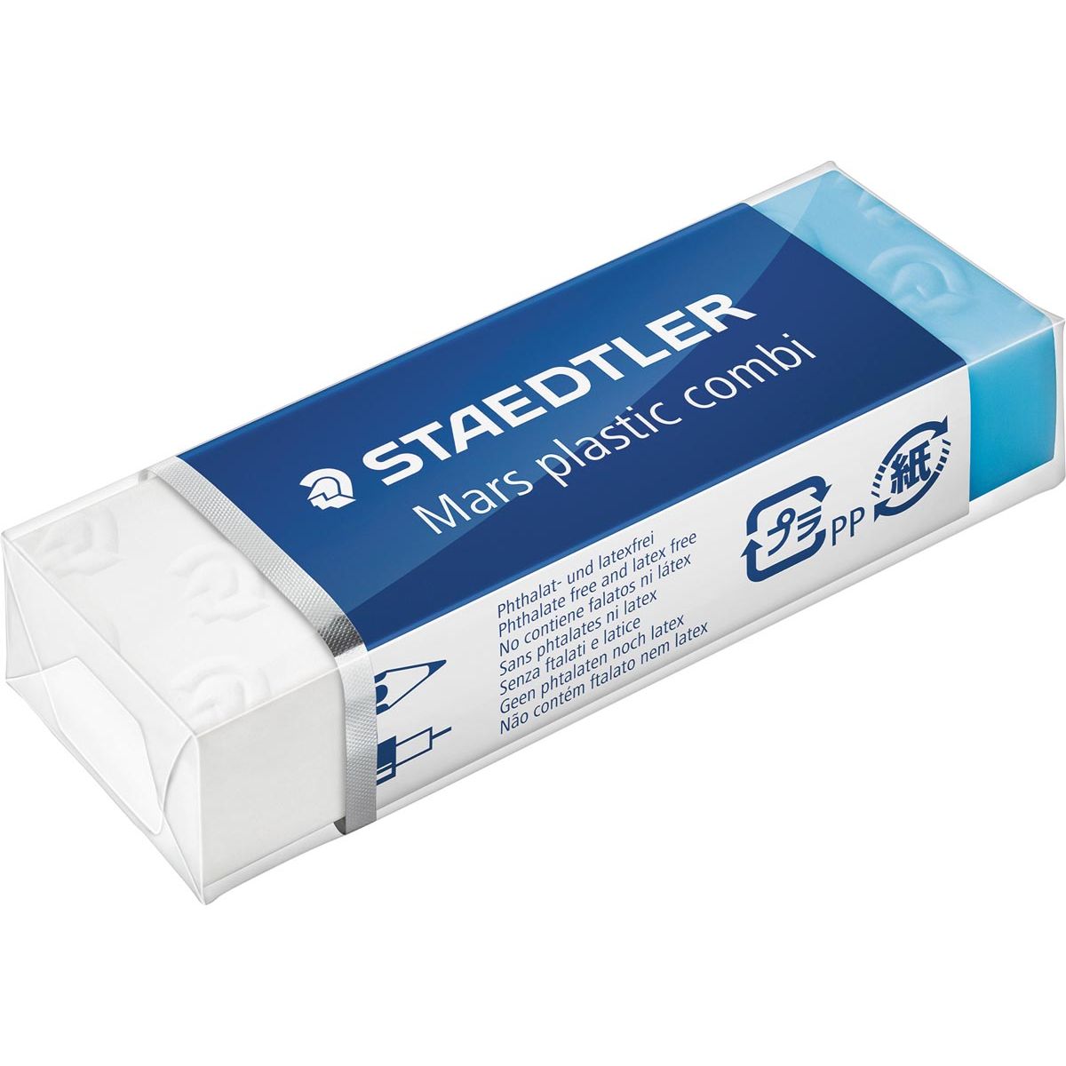 Staedtler - Gomme Staedler Combi Plastique, pi 65 X 23 X 13 mm