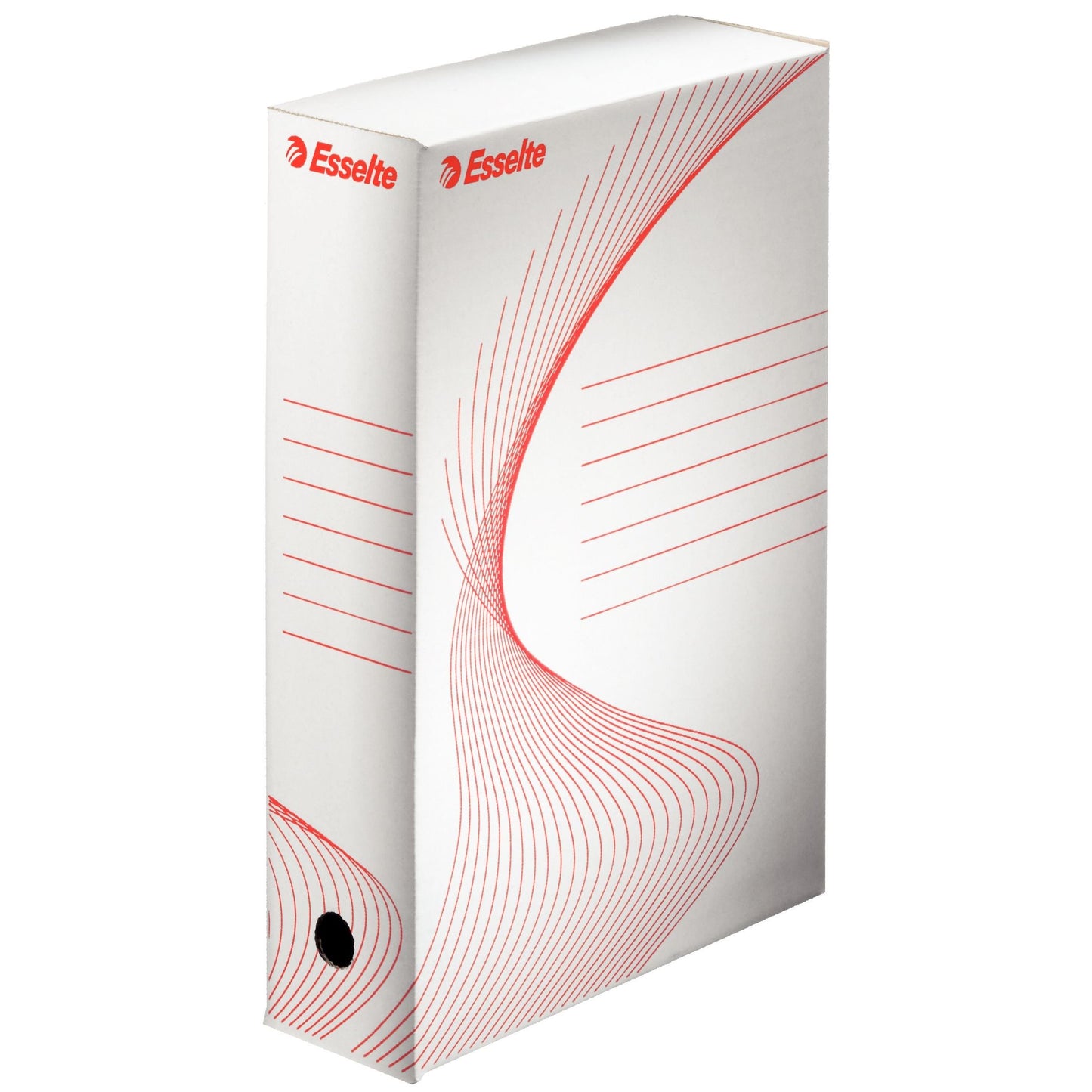 Esselte - Boîte d'archives Boxycolor 80mm 352x250mm blanc | 25 pièces
