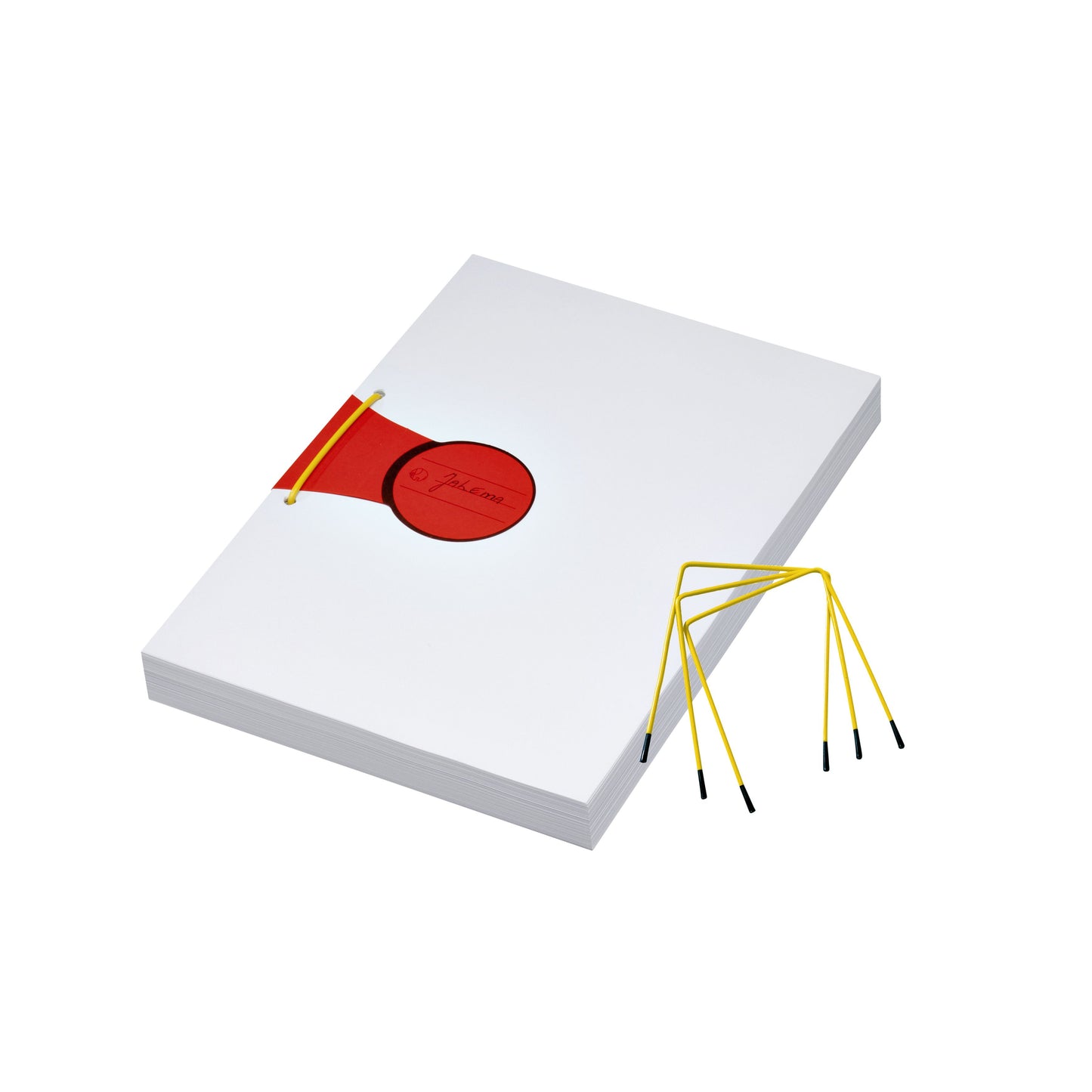 Jalema - Archive Binder Clip Pli-fix jaune 10 pièces