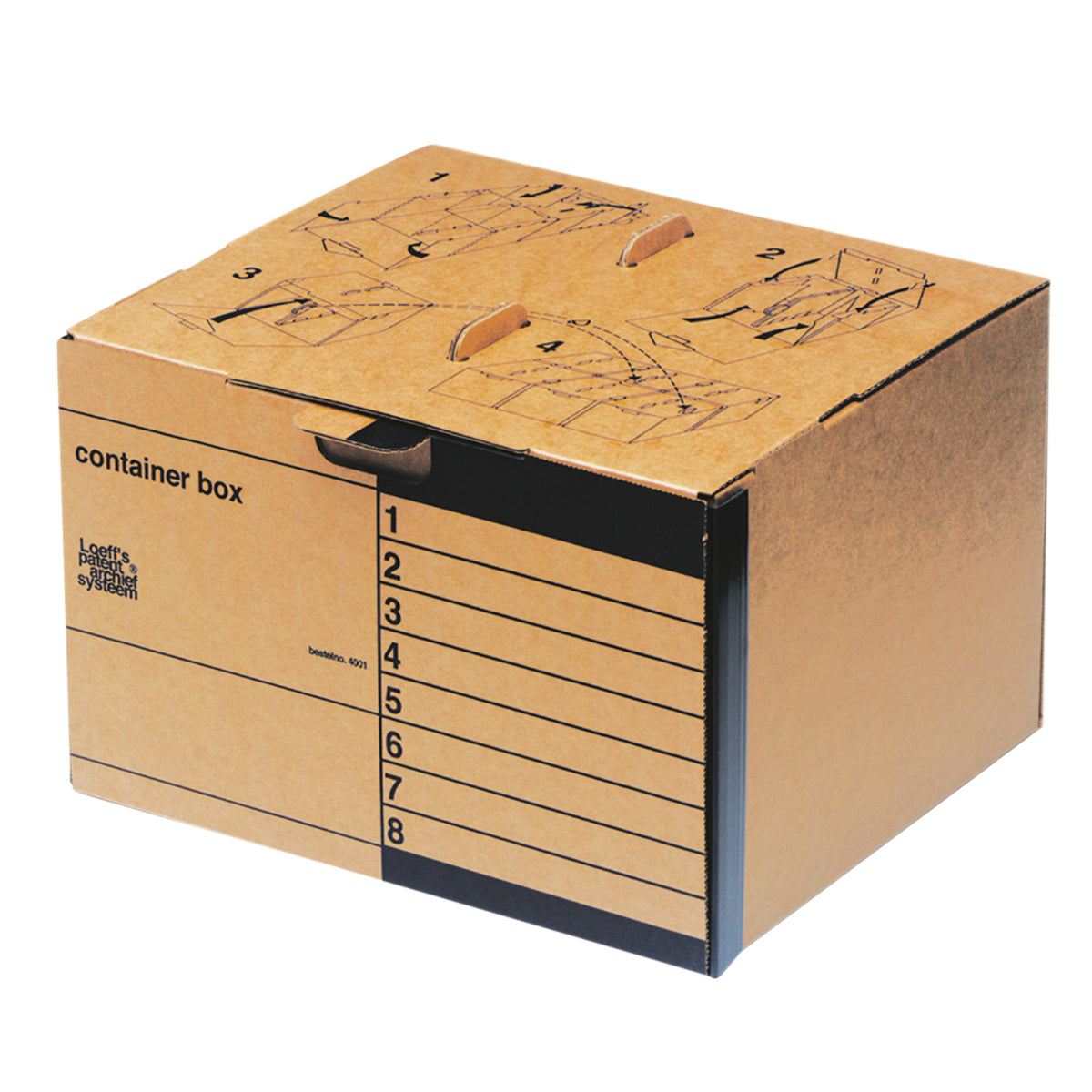 Loeff’s - Archiefcontainer loeff 4001 karton 410x275x370mm