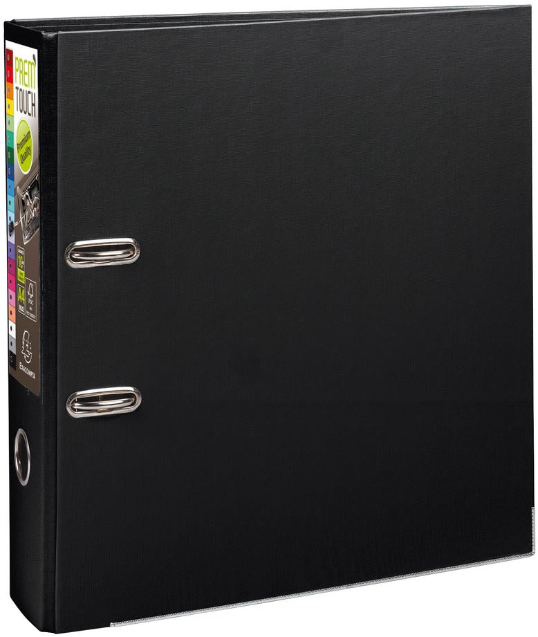 Exacompta - dossier Prem'Touch, format A4 maxi, dos 8 cm, noir