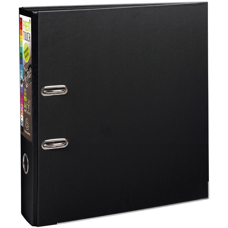 Exacompta - dossier Prem'Touch, format A4 maxi, dos 8 cm, noir