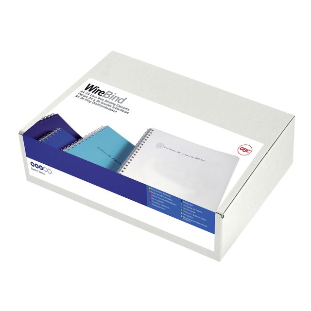 GBC - WireBind Draadruggen Wit 8mm (100)