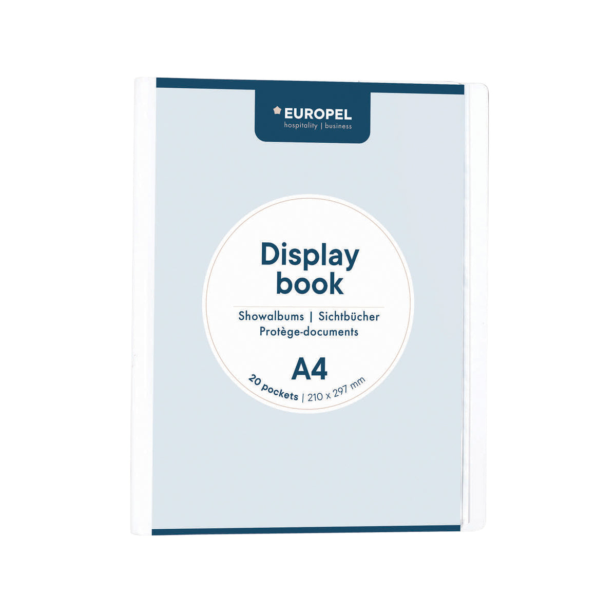 Europel - Showmap opus 2 a4 vue de face 20 sachets blanc | 10 pièces