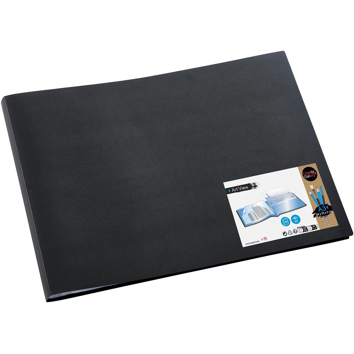 Viquel – Album Art View, ft A3, 30 Beutel, schwarz
