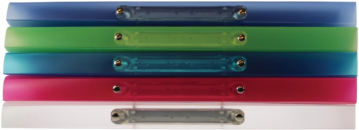 Exacompta - Exaclair Classeur à anneaux personnalisable Kreacover 2 anneaux 15 mm, coloris assortis