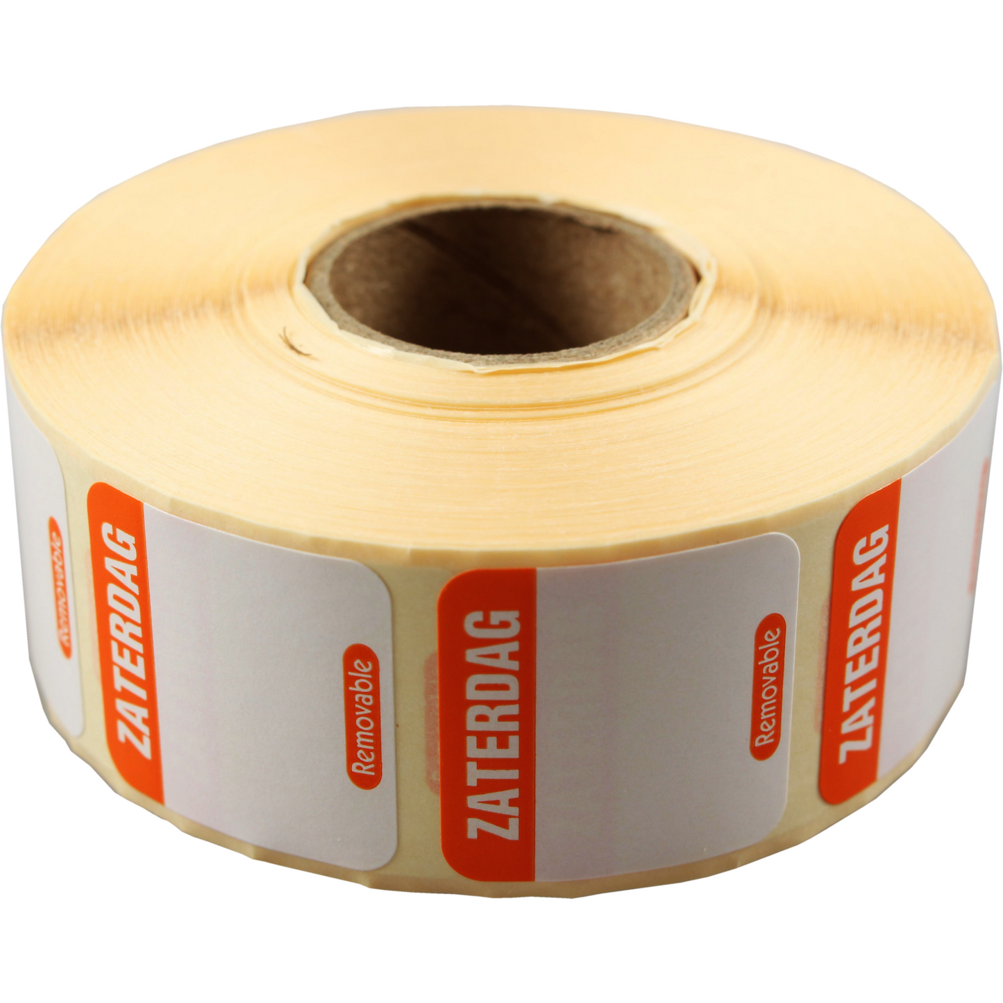 Klika - Label | Daglabel za | papier | beschrijfbaar | 25x25mm | oranje | rol à 1000 stuks