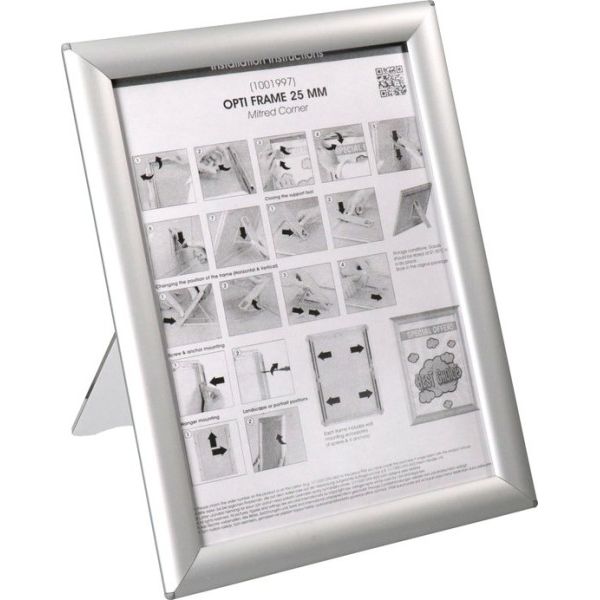 Opti-Frame 25 mm A4 met standaard