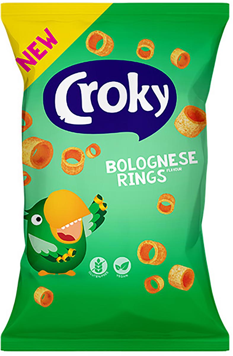 Croky - Ringe Bolognese, Beutel mit 75 g