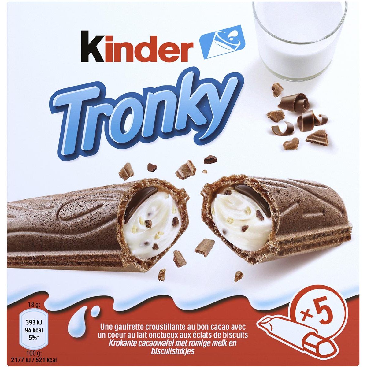 Klika - Kinder koek Tronky, doos van 5 stuks