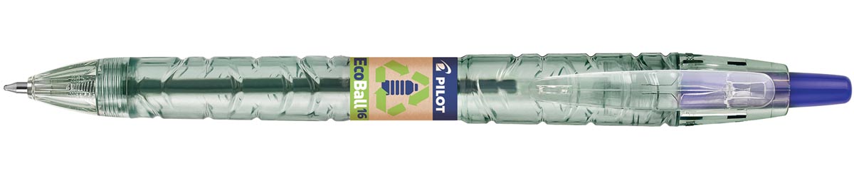Pilot - Ecoball B2P BeGreen balpen, large, blauw