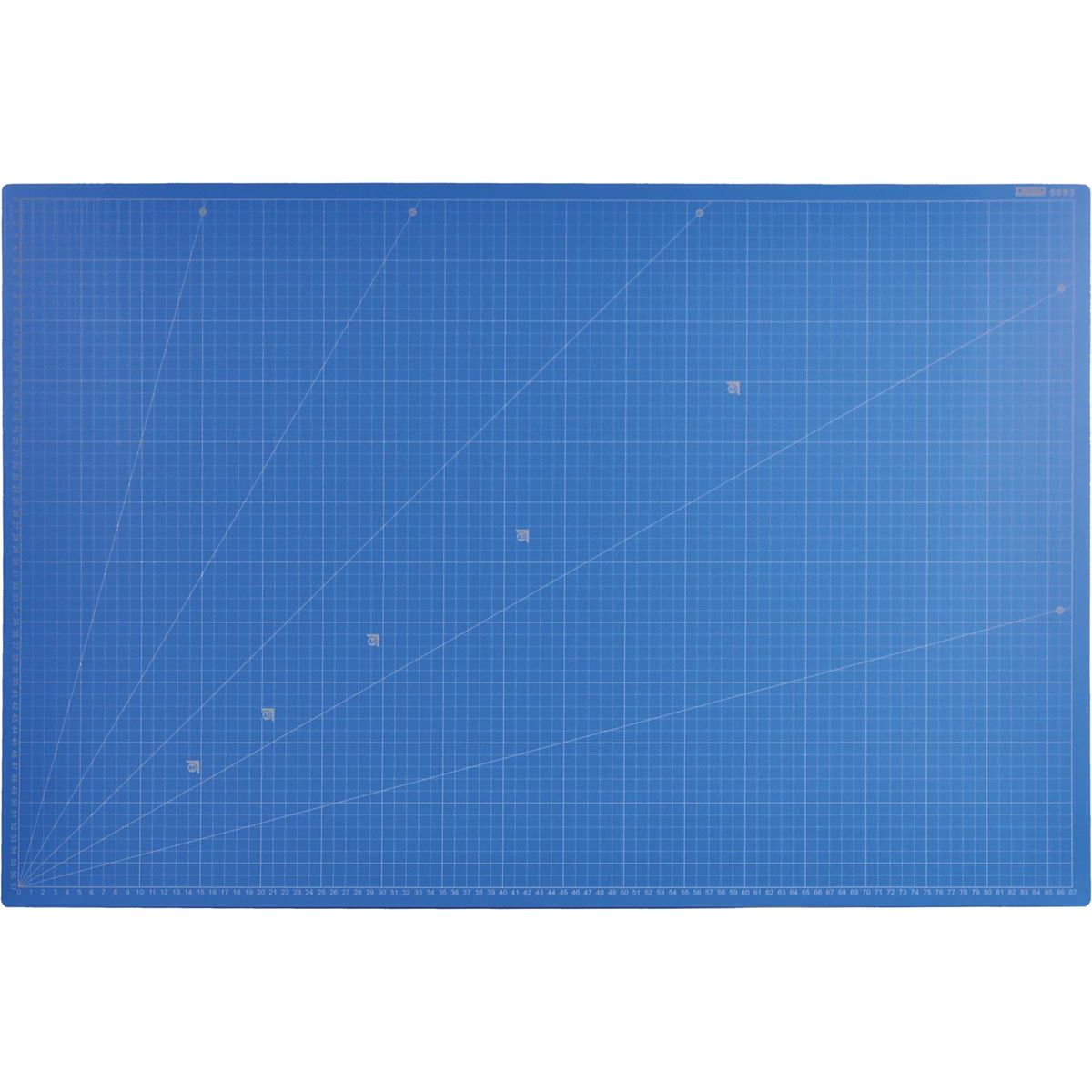 Desq - Professionelle Schneidematte, 5-lagig, blau, ft 60 x 90 cm