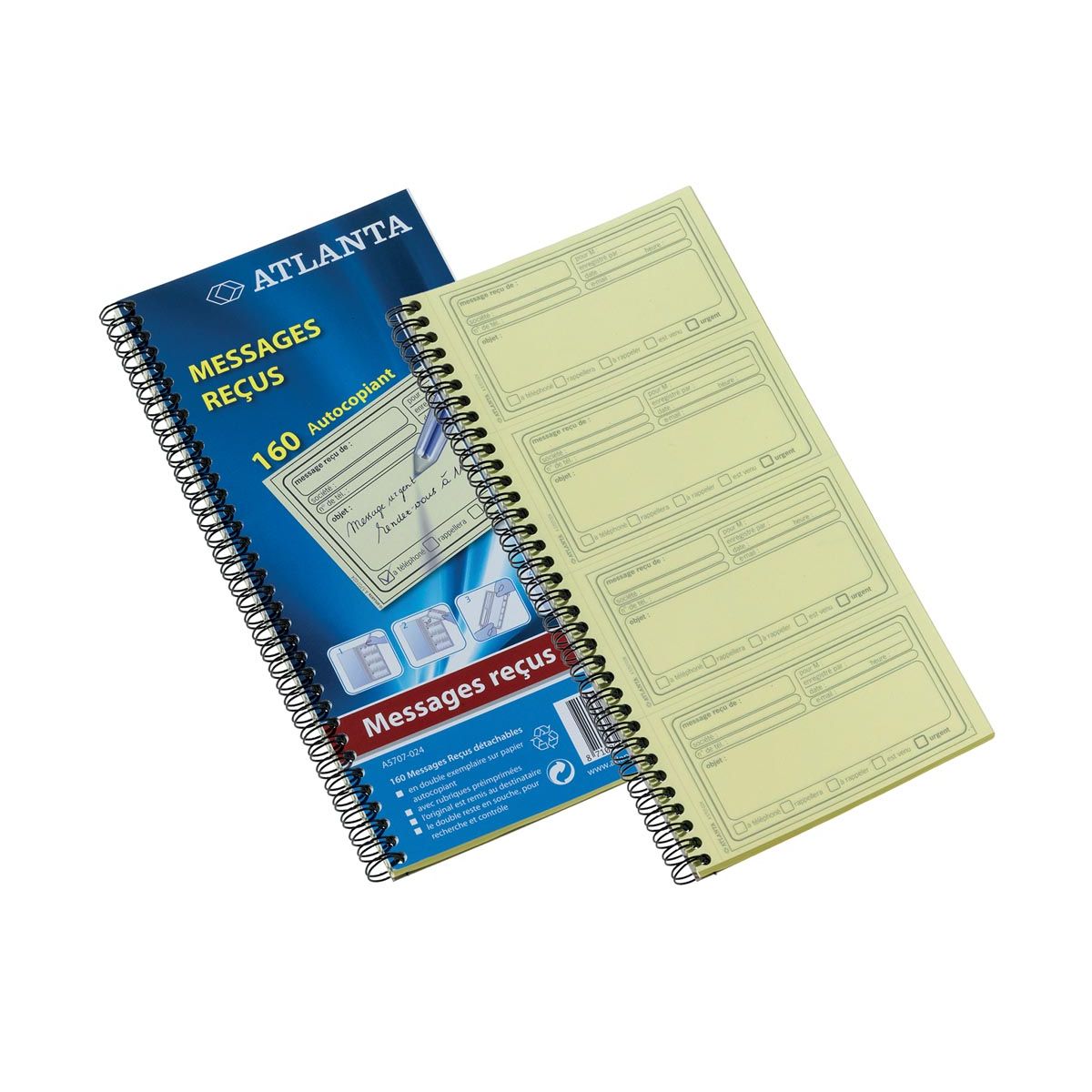 Atlanta par Jalema - par carnets de rappel 160 notes, autocopiants, français