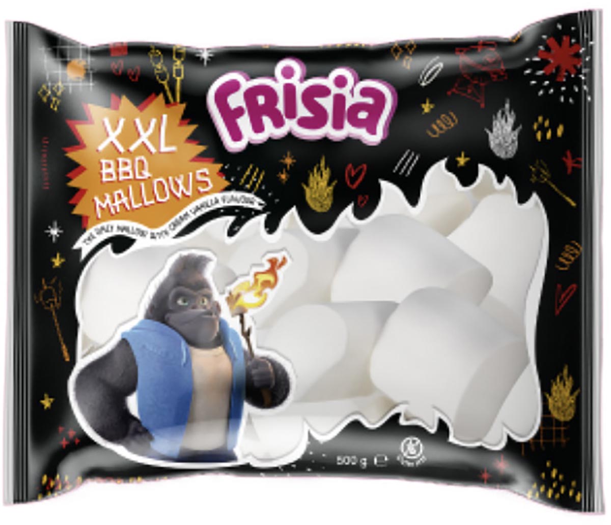 Frisia - BBQ marshmallow, zak van 300 gram