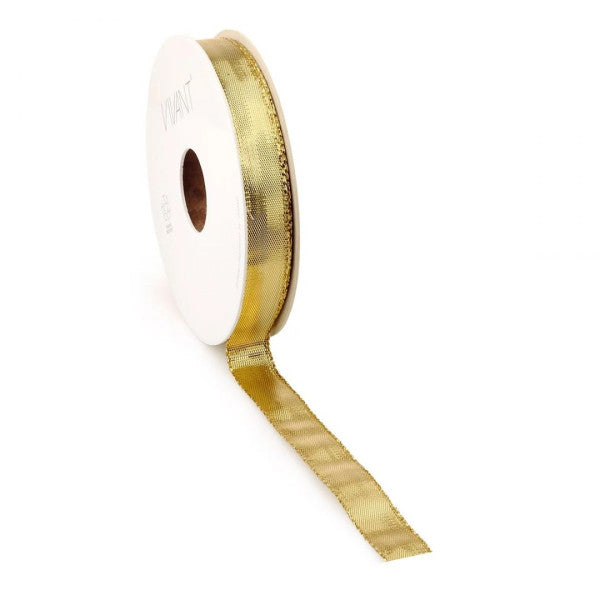 Lahnband ribbon goud 15mm x 25m