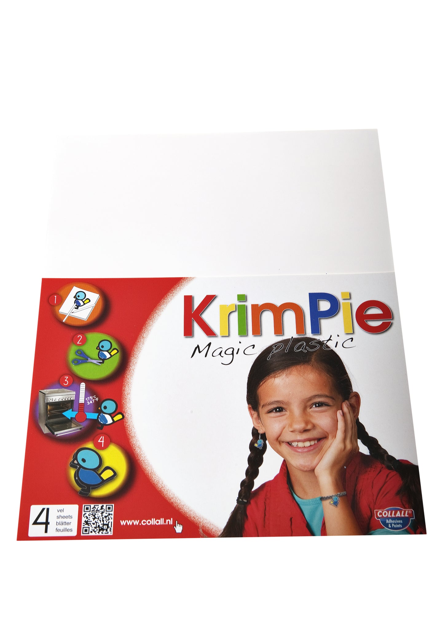Collall - Krimpievel magic plastic wit | 25 stuks