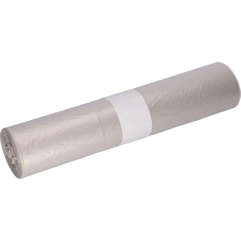 Deiss - vuilniszak 120 l, ft 70 x 110 cm, transparant, HDPE, rol van 25 stuks