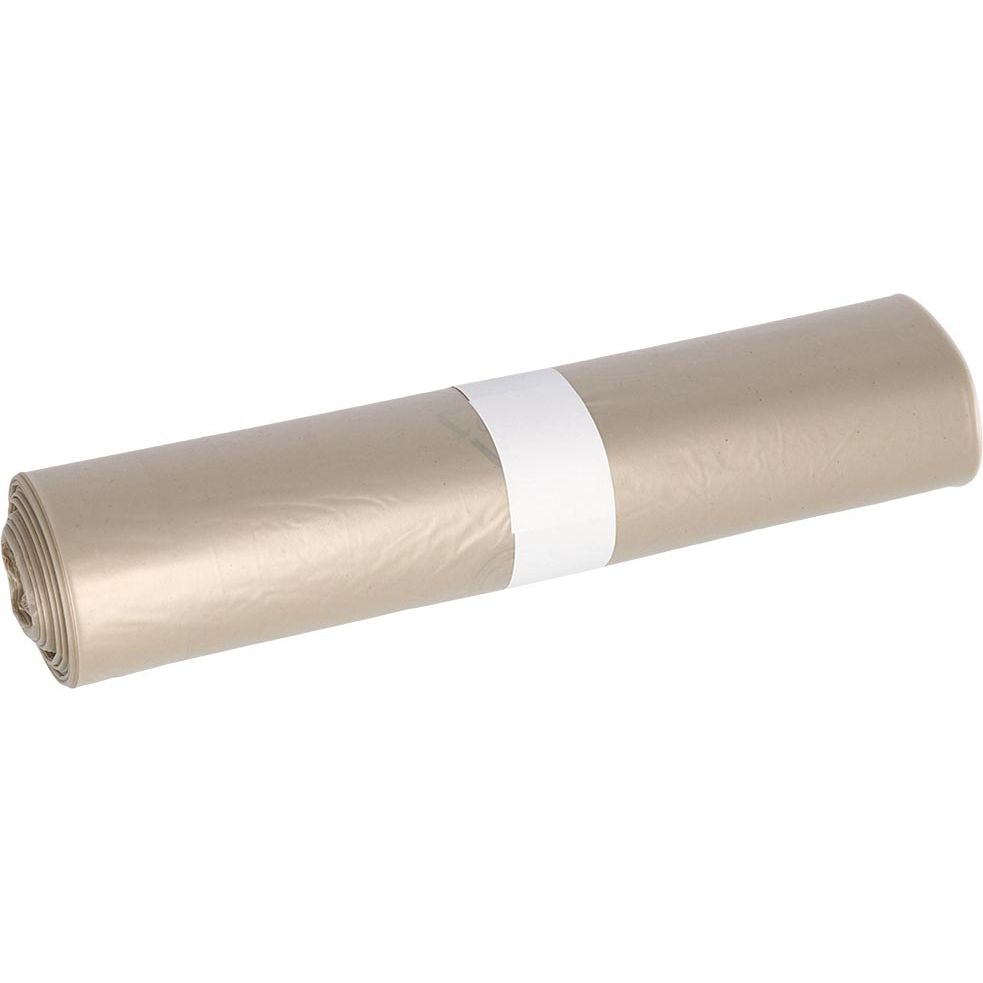 Deiss - sac poubelle, ft 80 x 100 x 0,2 cm, transparent, HDPE, rouleau de 50 pièces