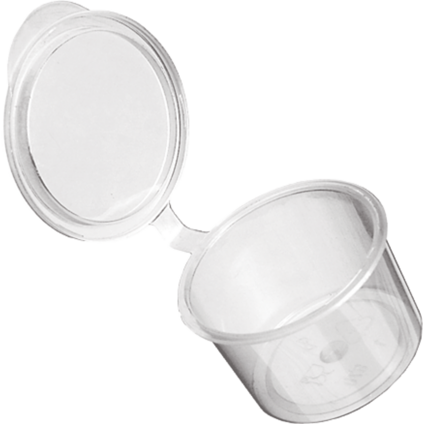 Klika - Cup | sambalpotje | met deksel | pP | 10ml | Ø 20mm | transparant | 1000 stuks