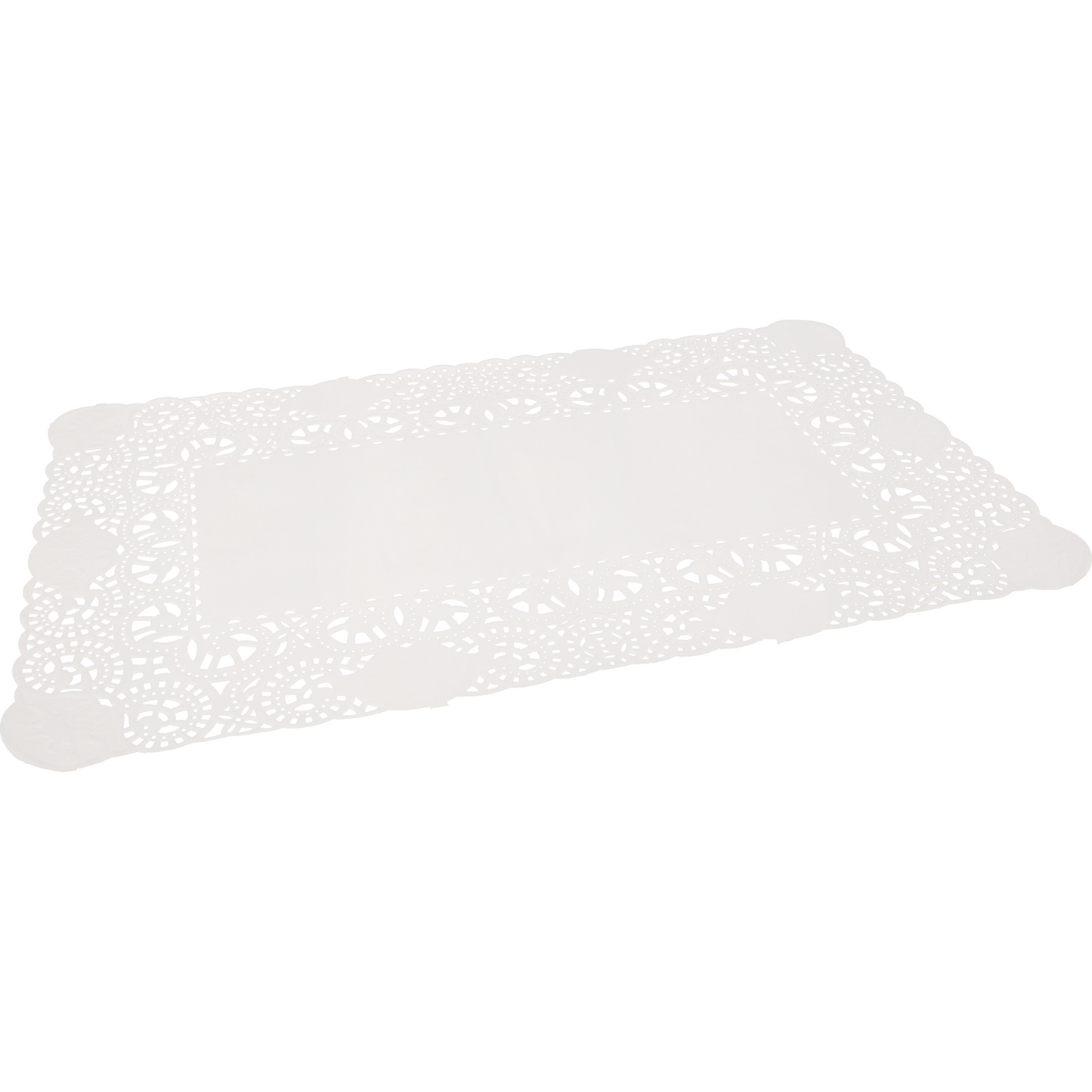 Klika - Taartrand | papier | 30x18cm | rechthoekig | wit | 2000 stuks