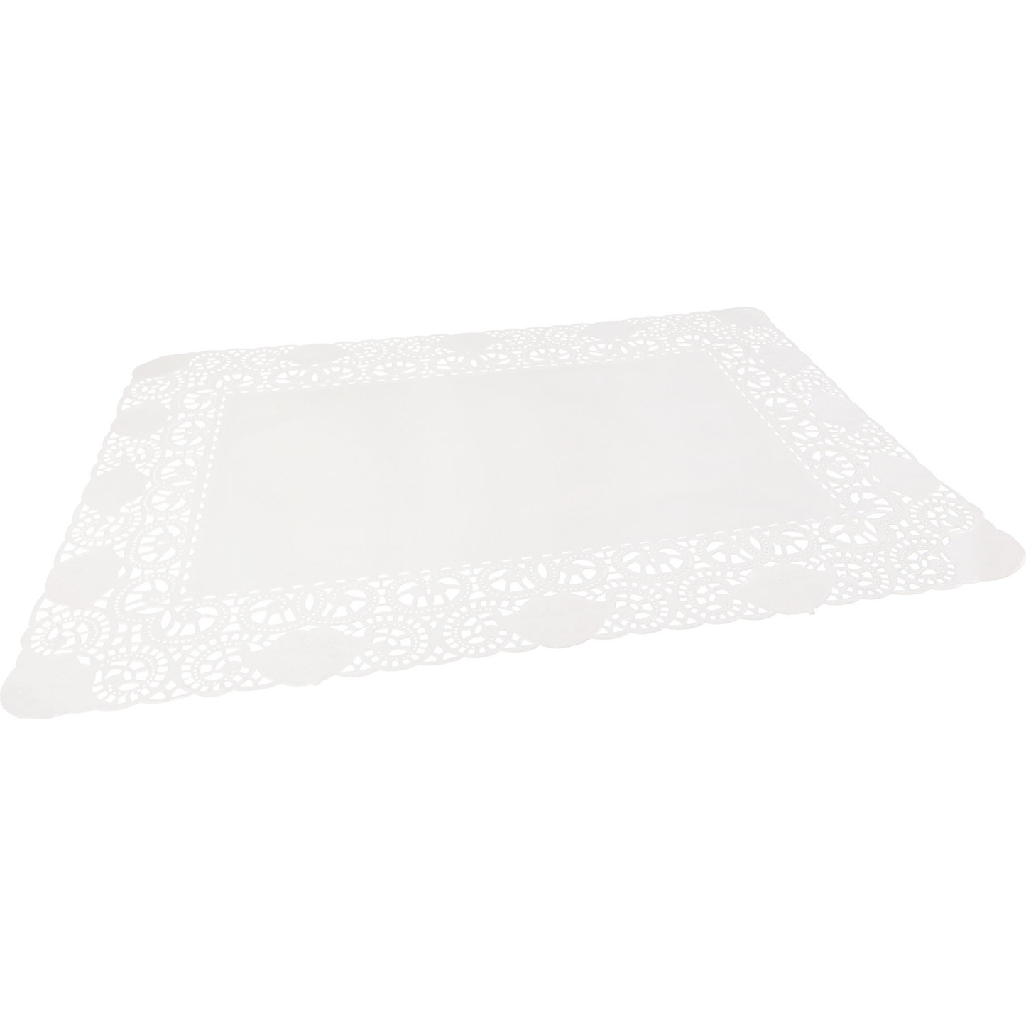 Klika - Taartrand | papier | 40x30cm | rechthoekig | wit | 1000 stuks