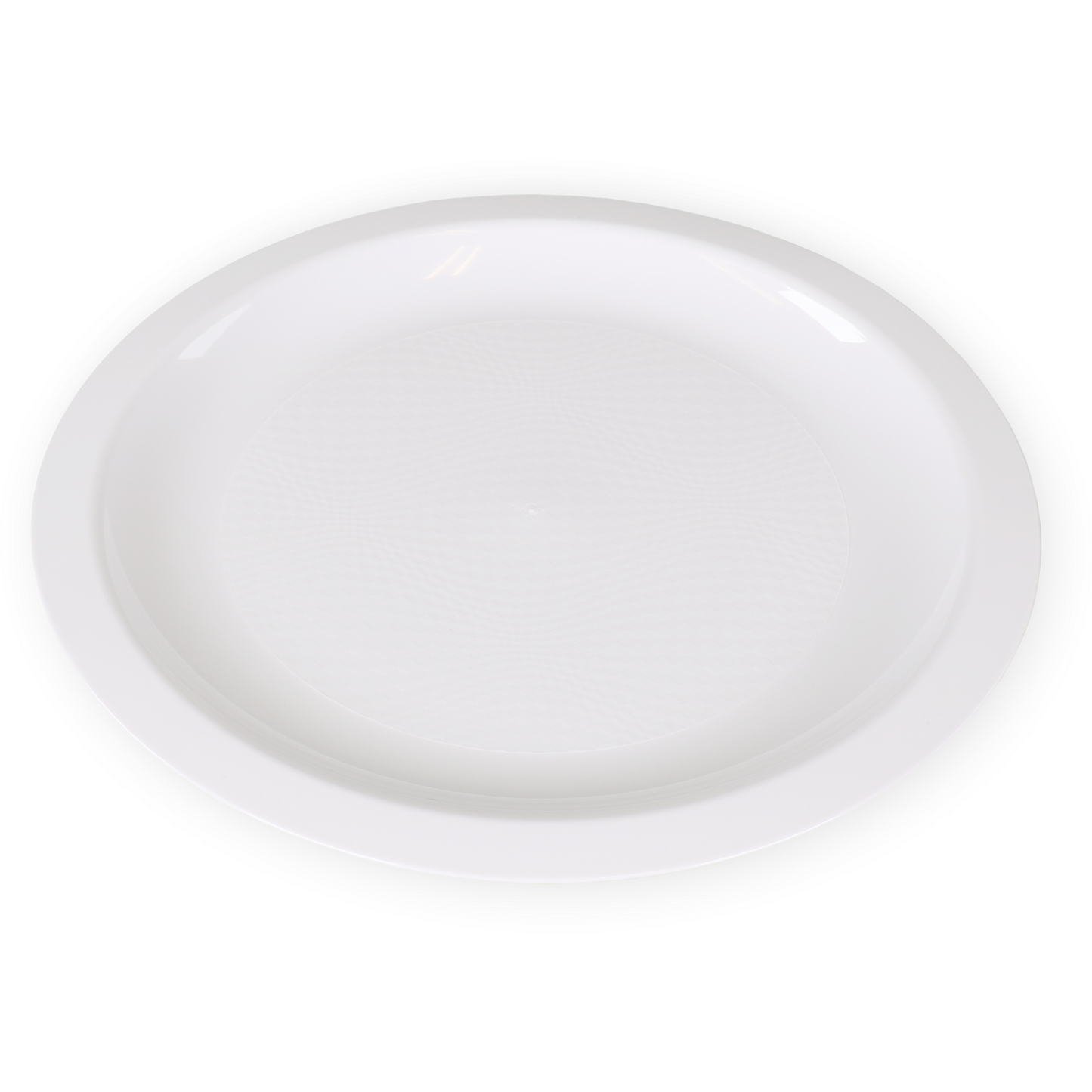 Paardekooper - Bord | Use reuse | reusable | rond | 1-vaks | pP | Ø22cm | wit | 300 stuks