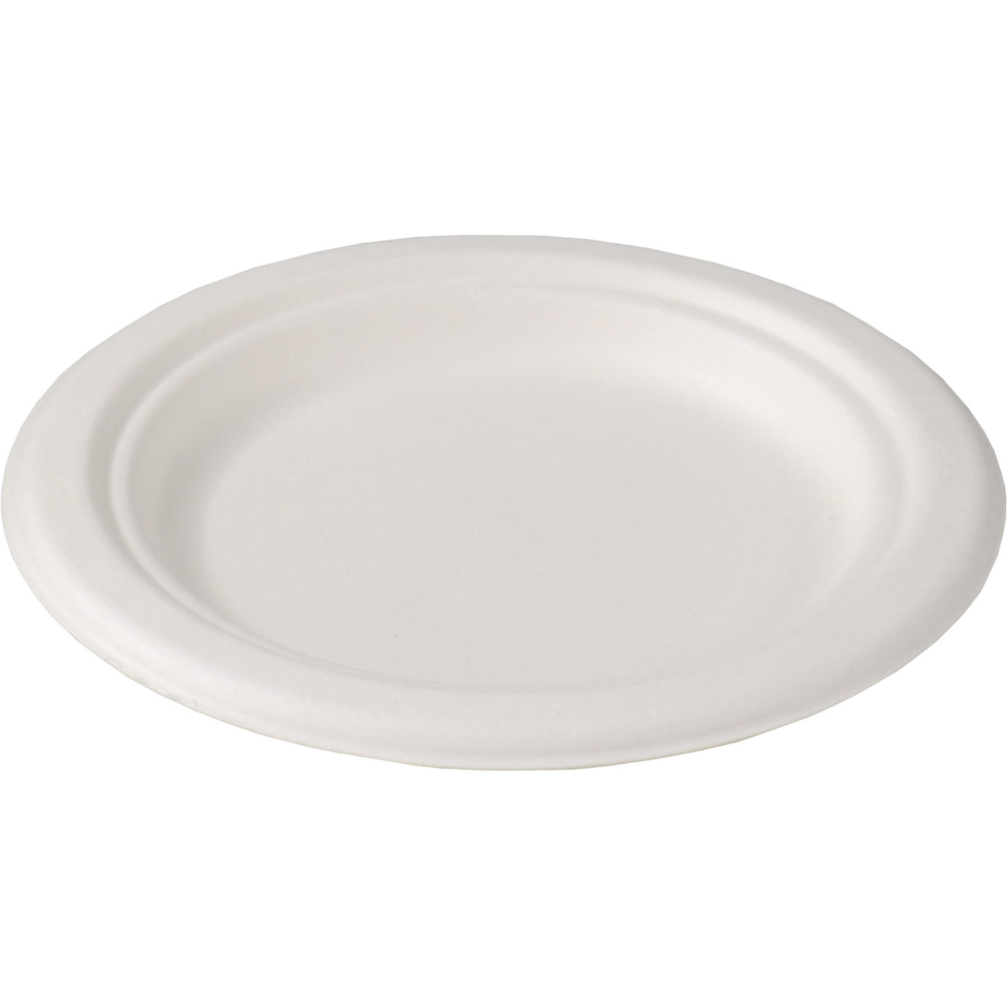 Depa - Bord | rond | 1-vaks | bagasse (suikerrietpulp) | Ø15cm | wit | 500 stuks