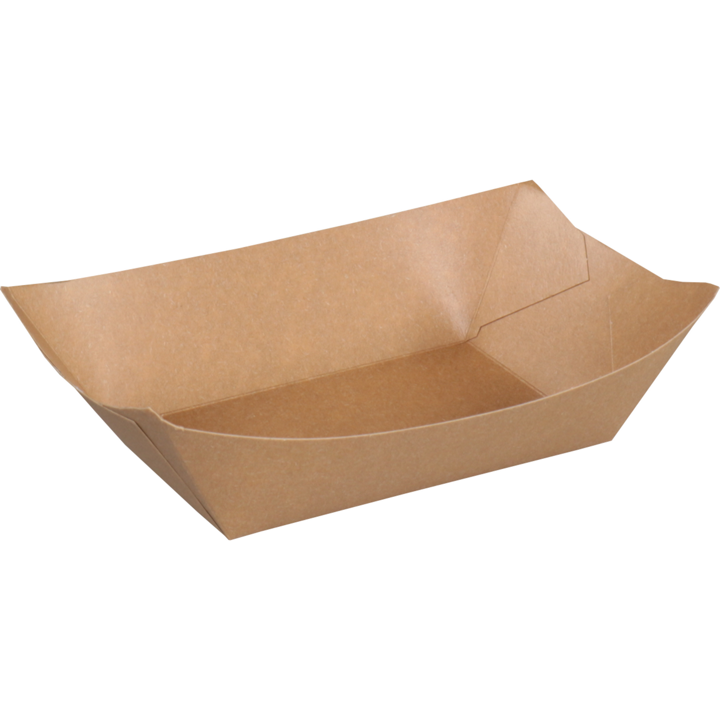 Klika - Schaal | kraftpapier + PE | rechthoekig | 135x85x50mm | bruin | 500 stuks