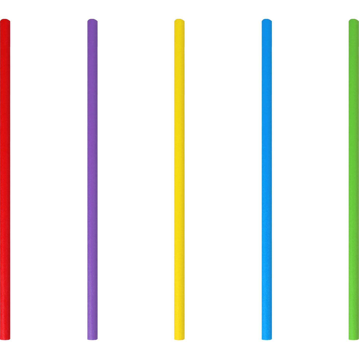 Depa - Rietje | drinkrietje | papier | 200mm | Ø6mm | dispenserdoos | assorti | 3000 stuks