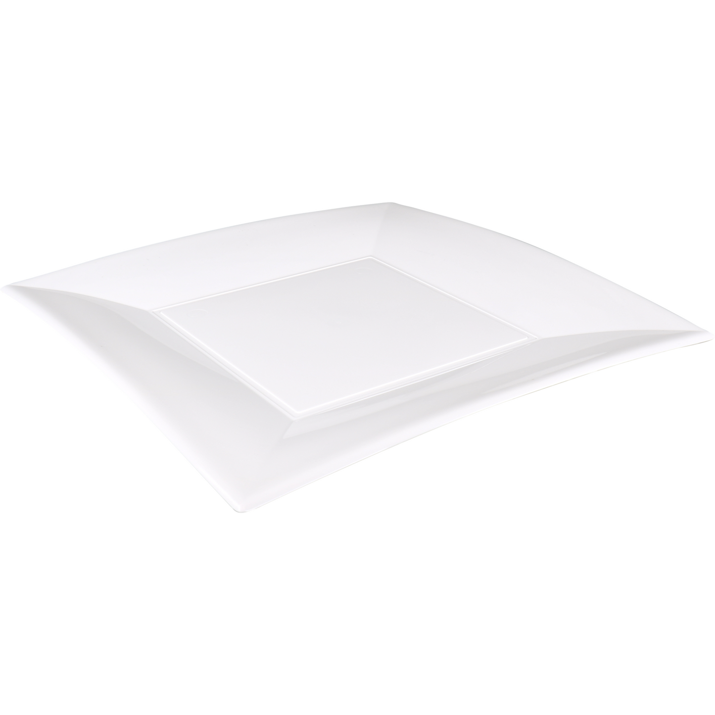 Paardekooper - Bord | Use reuse | reusable | vierkant | 1-vaks | pP | 29x29cm | wit | 144 stuks