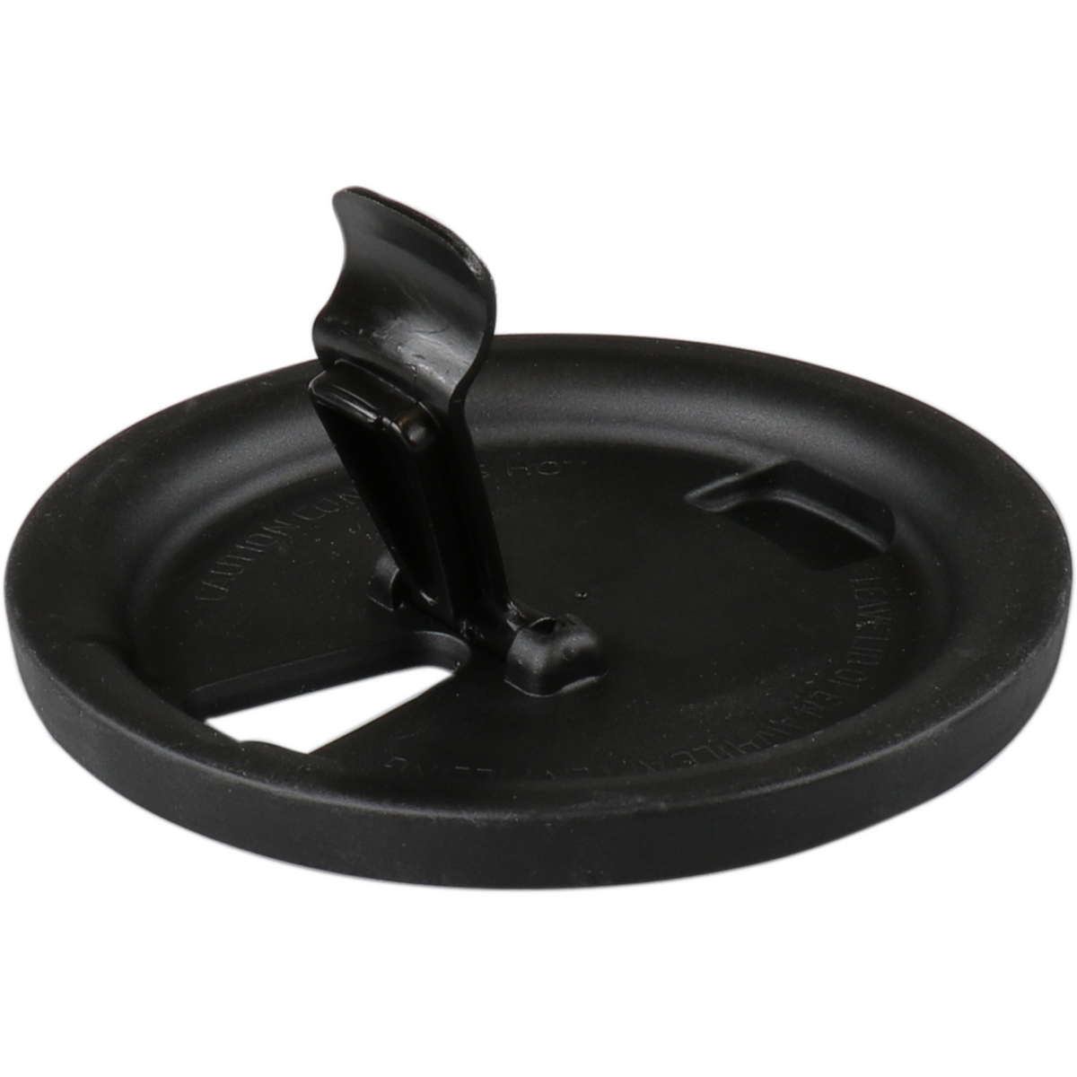 Klika - Deksel | TPE | rond | reusable | met afsluitbaar drinkgat | zwart | 100 stuks
