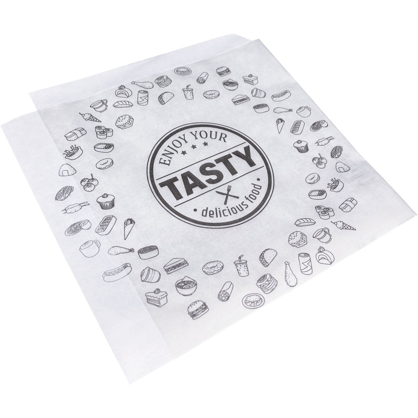 Klika - Snackenvelop | 18x18cm | TASTY | ersatzpapier | 5 kg