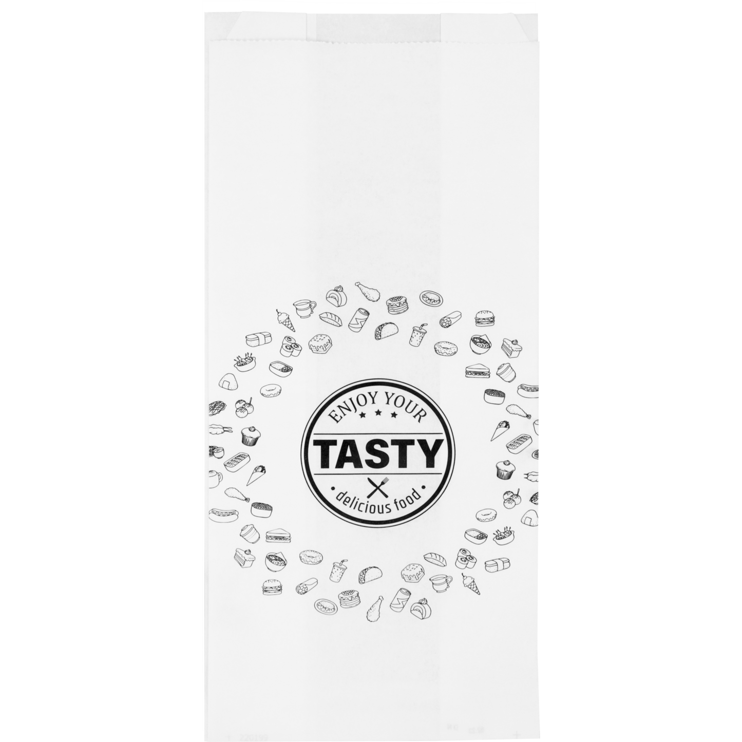 Klika - Sac | Sac à collation | Papier ersatz | N° 29 | 3 livres | 16/ 5x38cm | Savoureux | blanc | 5kg