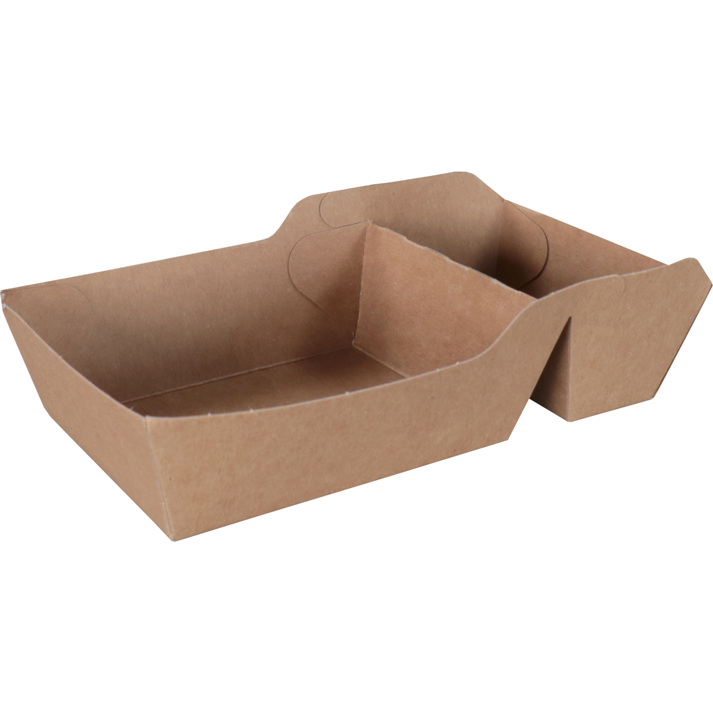 Klika - Bak | Karton | A7+1/A23 | snackbak | 120x70x35mm | bruin | 300 stuks