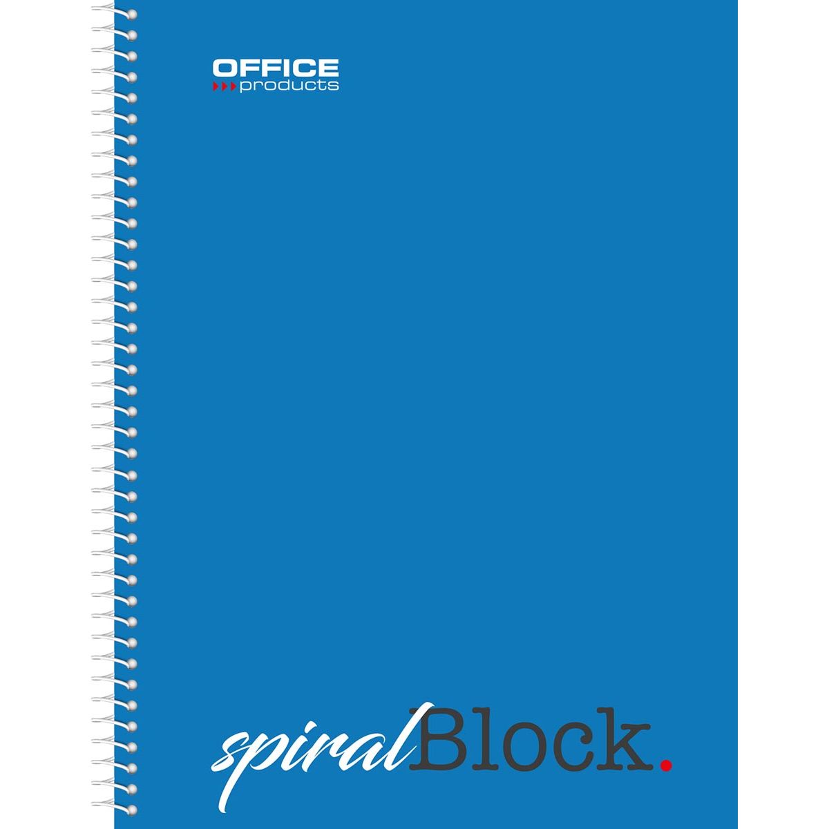 OFFICE products - spiraalschrift, A5, 80 blad, geruit 5mm