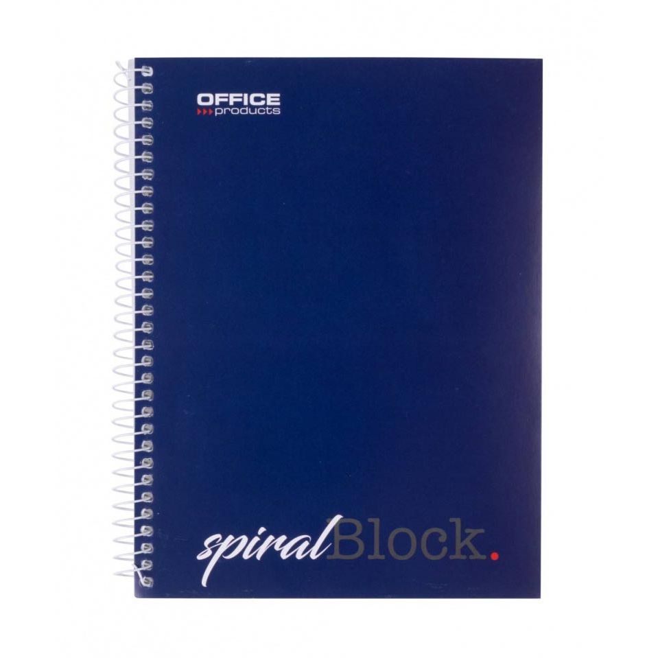 OFFICE products - spiraalschrift, A5, 80 blad, gelijnd
