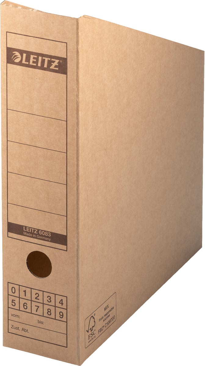 Leitz - tijdschrifthouder, bruin