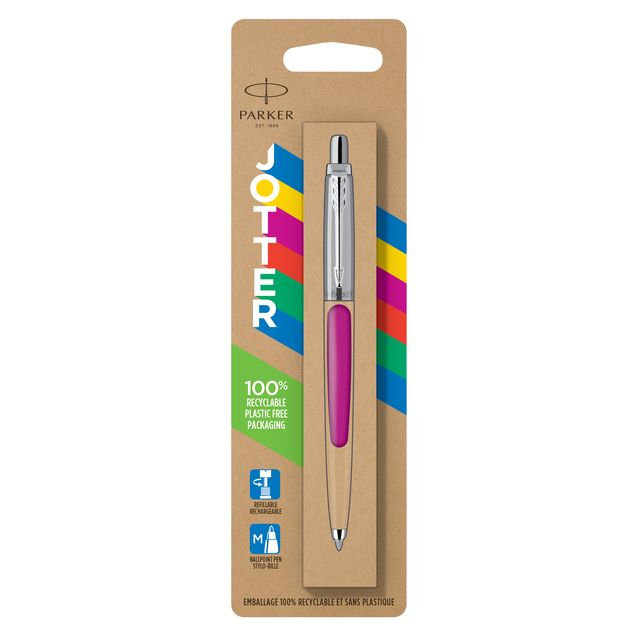Parker - Balpen Jotter Original pink CT medium blister à 1 stuk