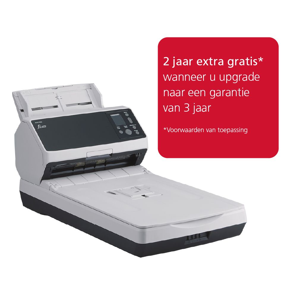 Ricoh - fi-8270 ADF-/handmatige invoer scanner 600 x 600 DPI A4 Zwart, Grijs