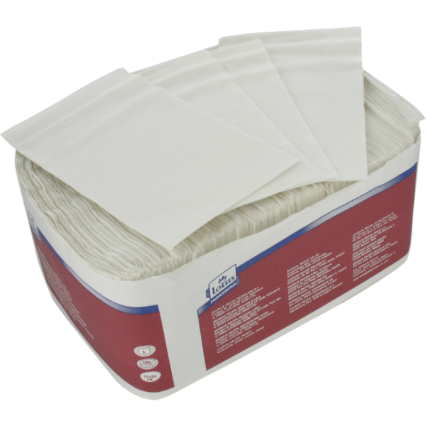 Lotus / Tork - Serviettes pour distributeur Lotus / 31x32cm 7200 pièces