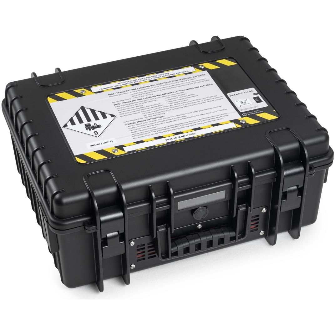 De Raat - koffer voor Lithium-Ion batterijen, medium, 13 l, zwart