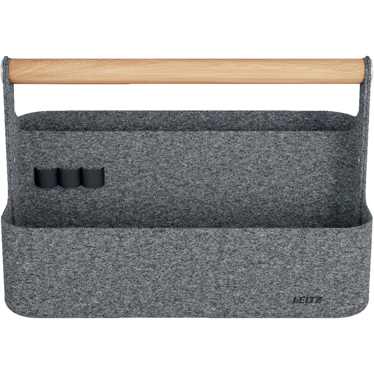 Leitz - draagbare bureau organizer, met handvat, vilt, grijs