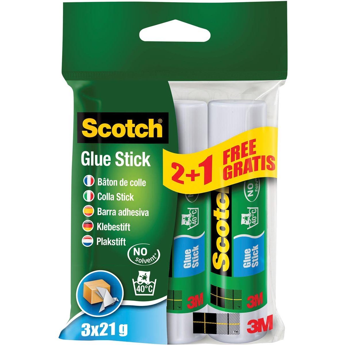 Scotch - Klebestift 21gr 2+1 gratis