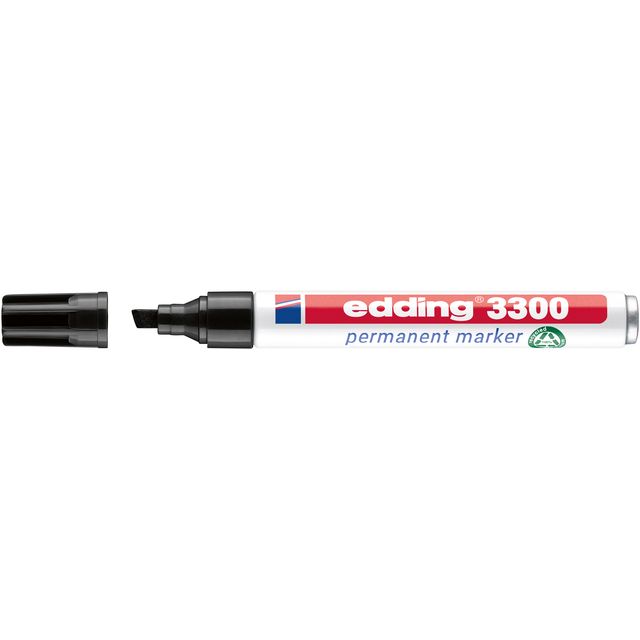 Edding - Viltstift 3300 schuin 1-5mm zwart
