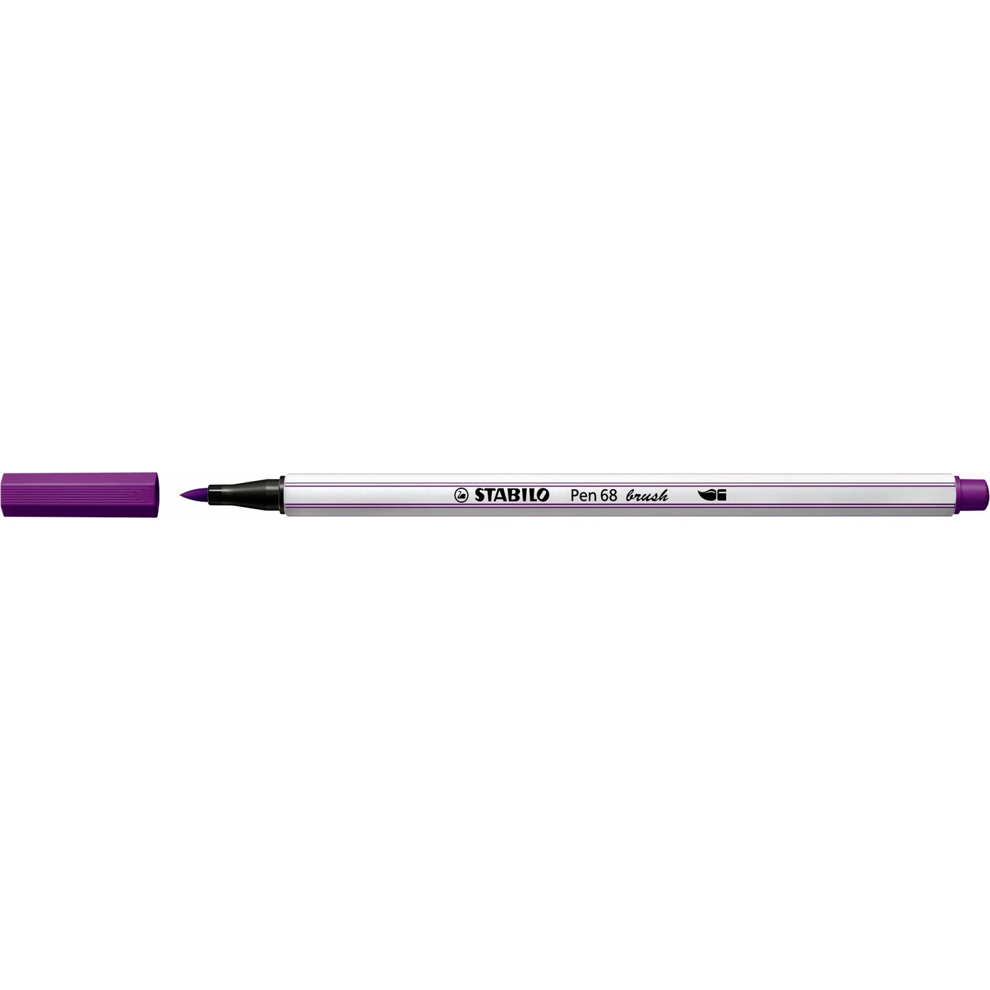 Stabilo - Brushstift pen 68/58 lila | 10 stuks