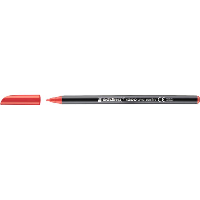 Edding - Fineliner 1200 002 rouge fin | 10 pièces