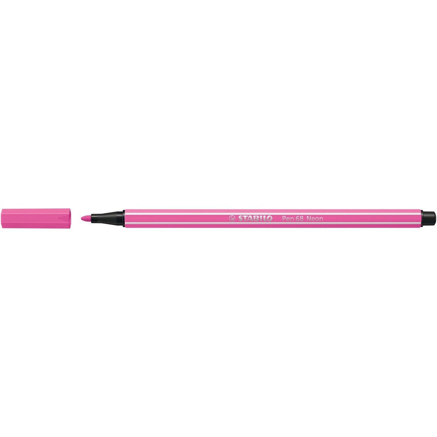 Stabilo - Viltstift pen 68/056 m neon roze | 10 stuks
