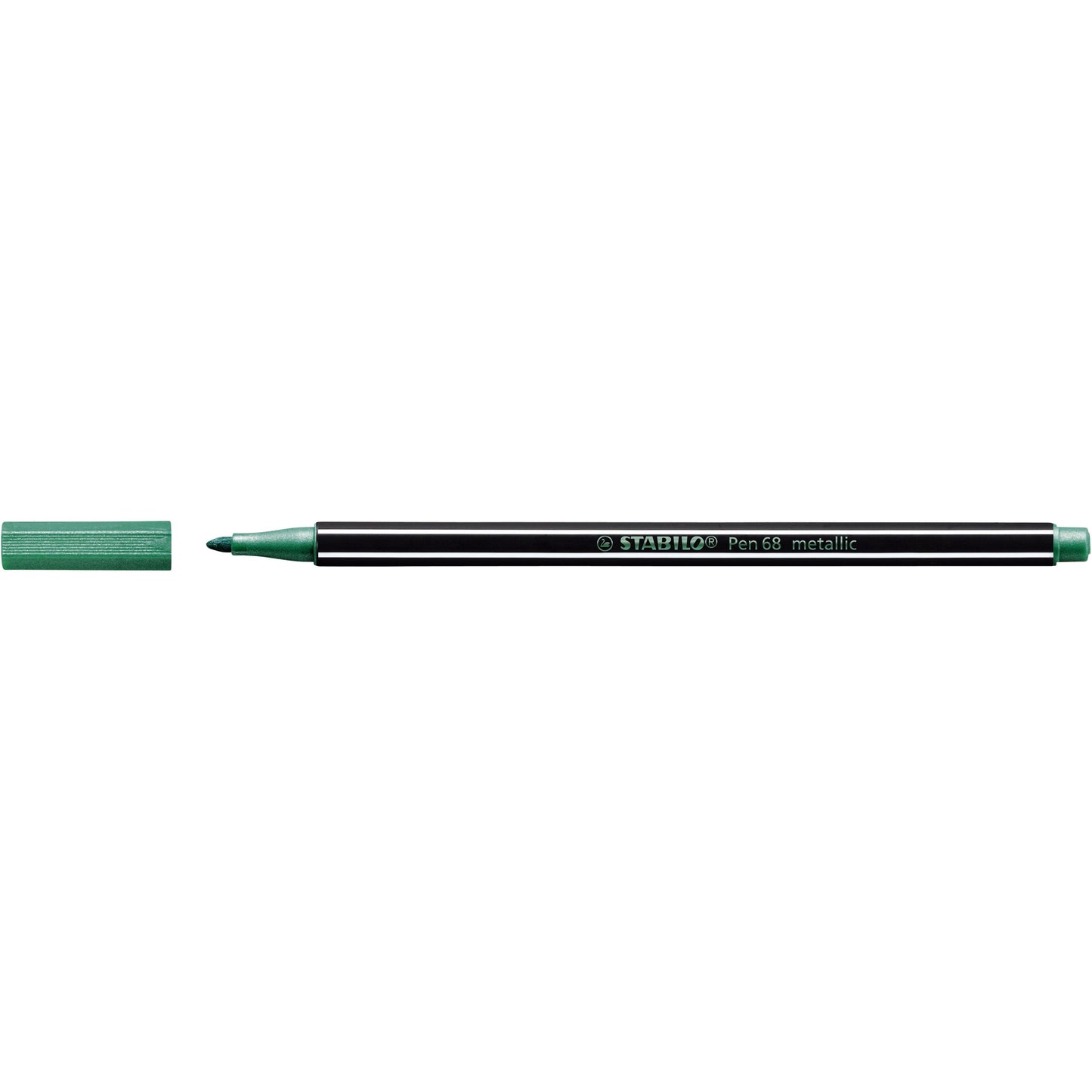 Stabilo - Feutre Stylo 68/836 vert métallisé moyen | 10 pièces