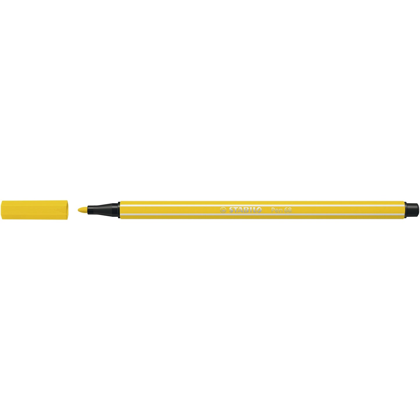 Stabilo - Viltstift pen 68/24 m citroengeel | 10 stuks