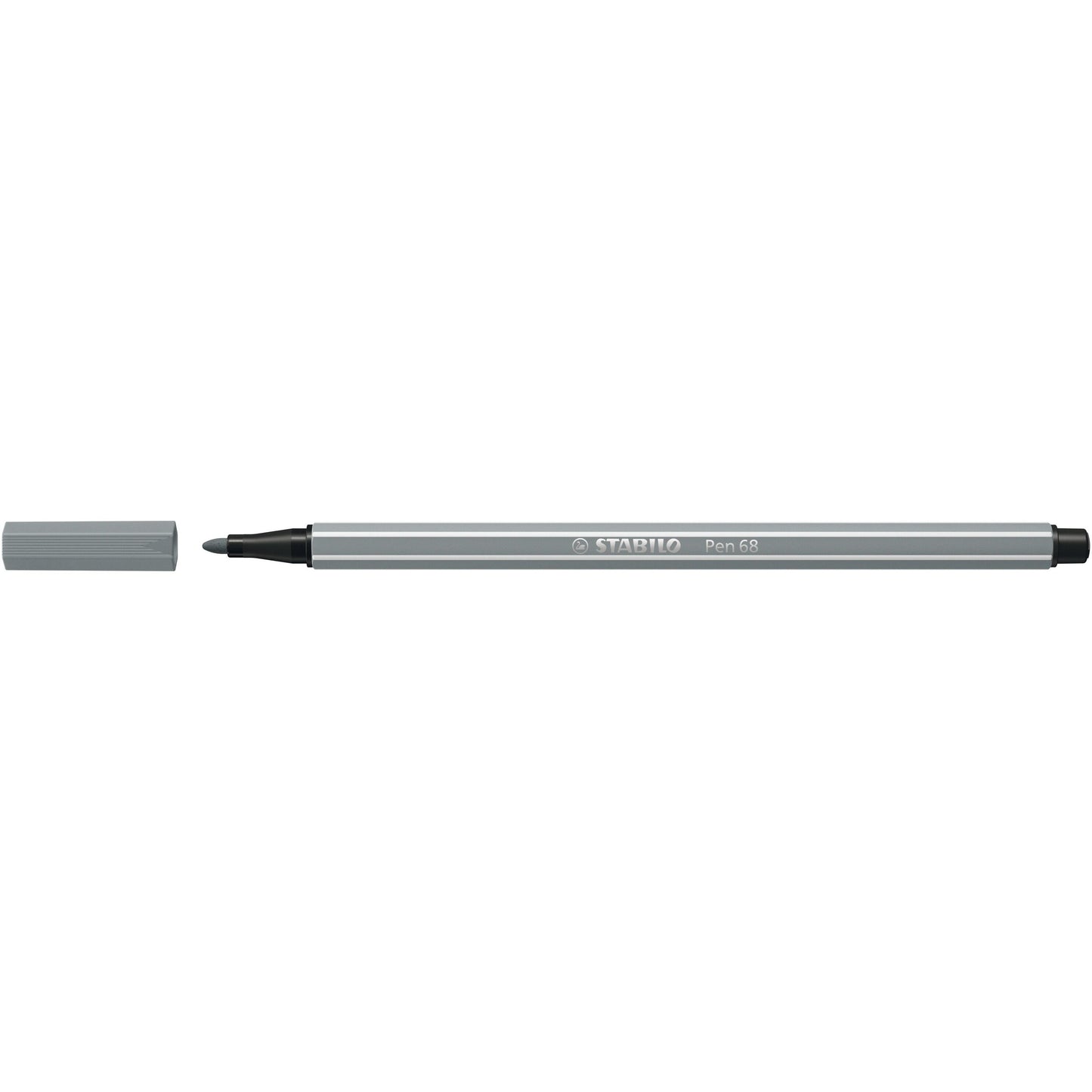 Stabilo - Feutre Stylo 68/95 moyen moyen gris froid | 10 pièces